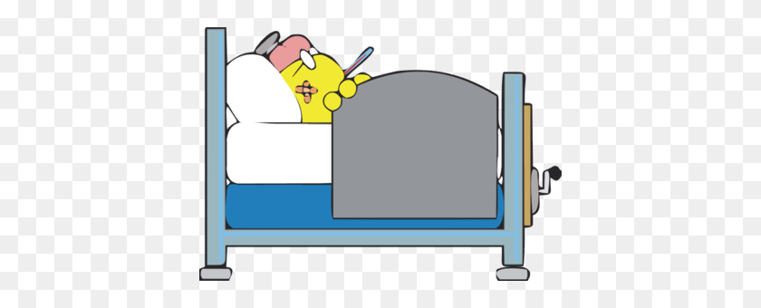 400x280 Sick Clipart Bed Clipart - Bed Clipart