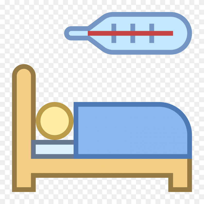 1600x1600 Sick Person In Bed Png Transparent Images - Sick People Clipart
