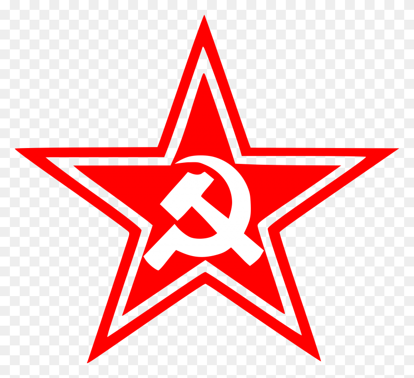 2400x2173 Sickle And Hammer Icons Png - Hammer And Sickle PNG