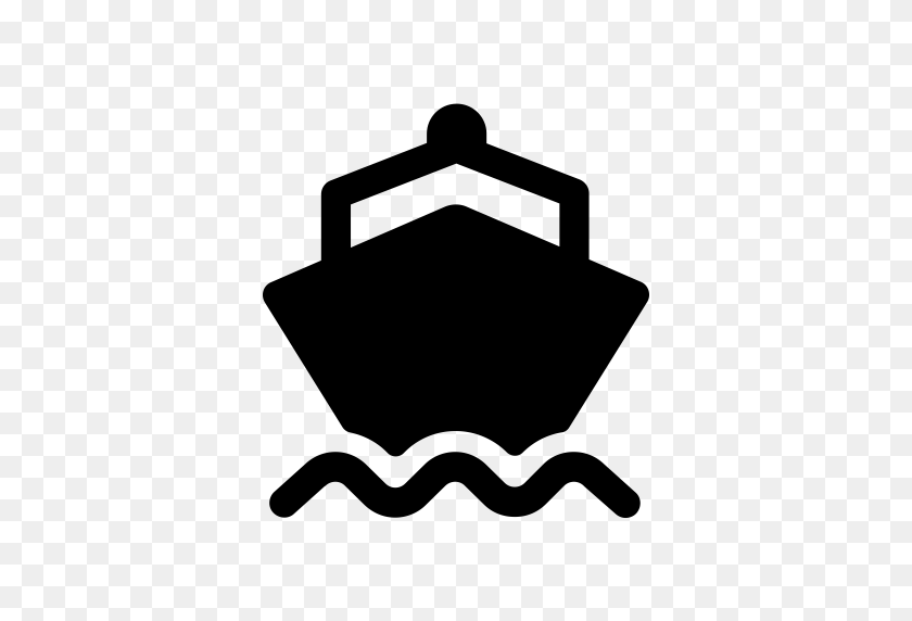 512x512 Sightseeing Boat, Boat, Cruise Icon With Png And Vector Format - Cruise Ship Clip Art Free