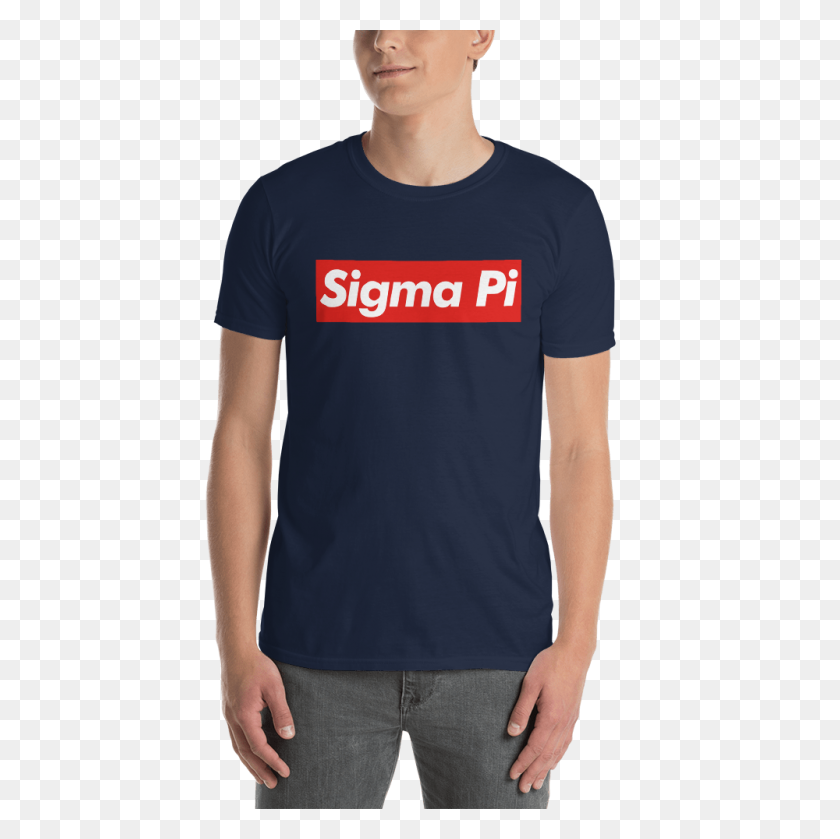 1000x1000 Sigma Pi T Shirt Supreme Greek State Of Mind - Supreme Shirt PNG