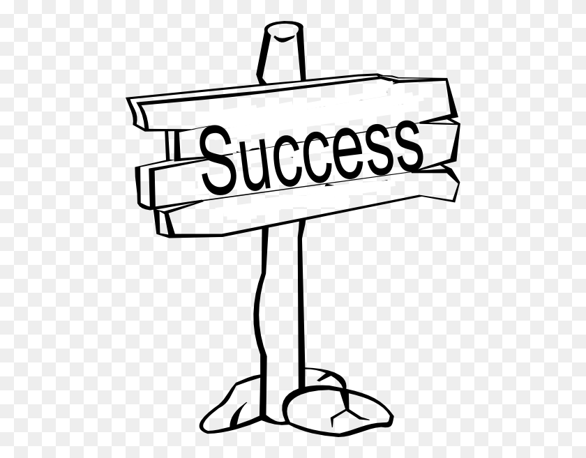 480x597 Sign Clipart Success - Clipart De Señal Vendido