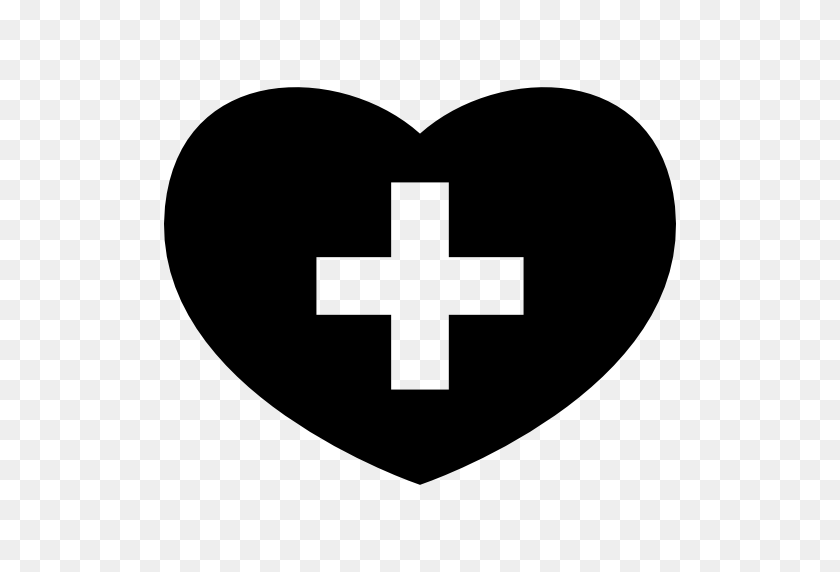 512x512 Знак, Крест, Сердце, Сердца, Медицинский, Плюс, Символ, Значок Сердцебиения - Символ Плюс Png