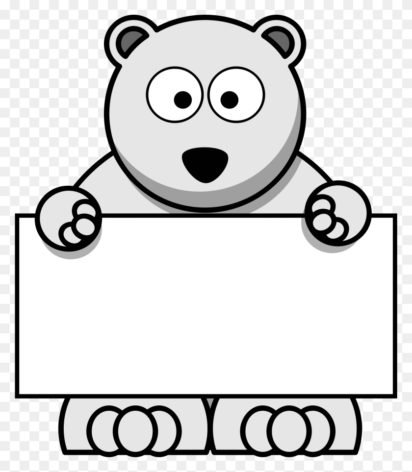 1599x1853 Знак С Изображением Белого Медведя Png - Белый Медведь Png
