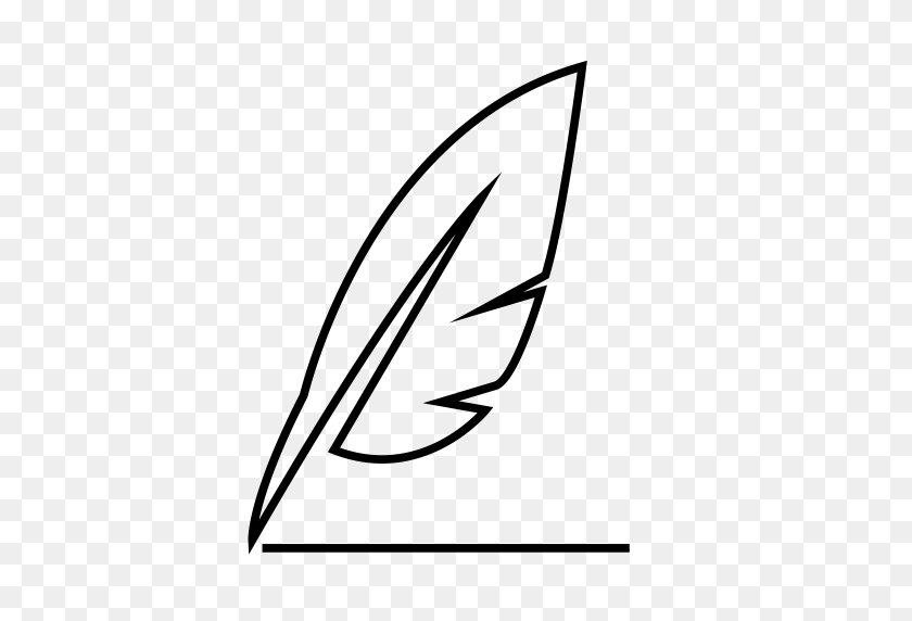 512x512 Sign In, Feather, Pen Icon With Png And Vector Format For Free - Feather Pen PNG