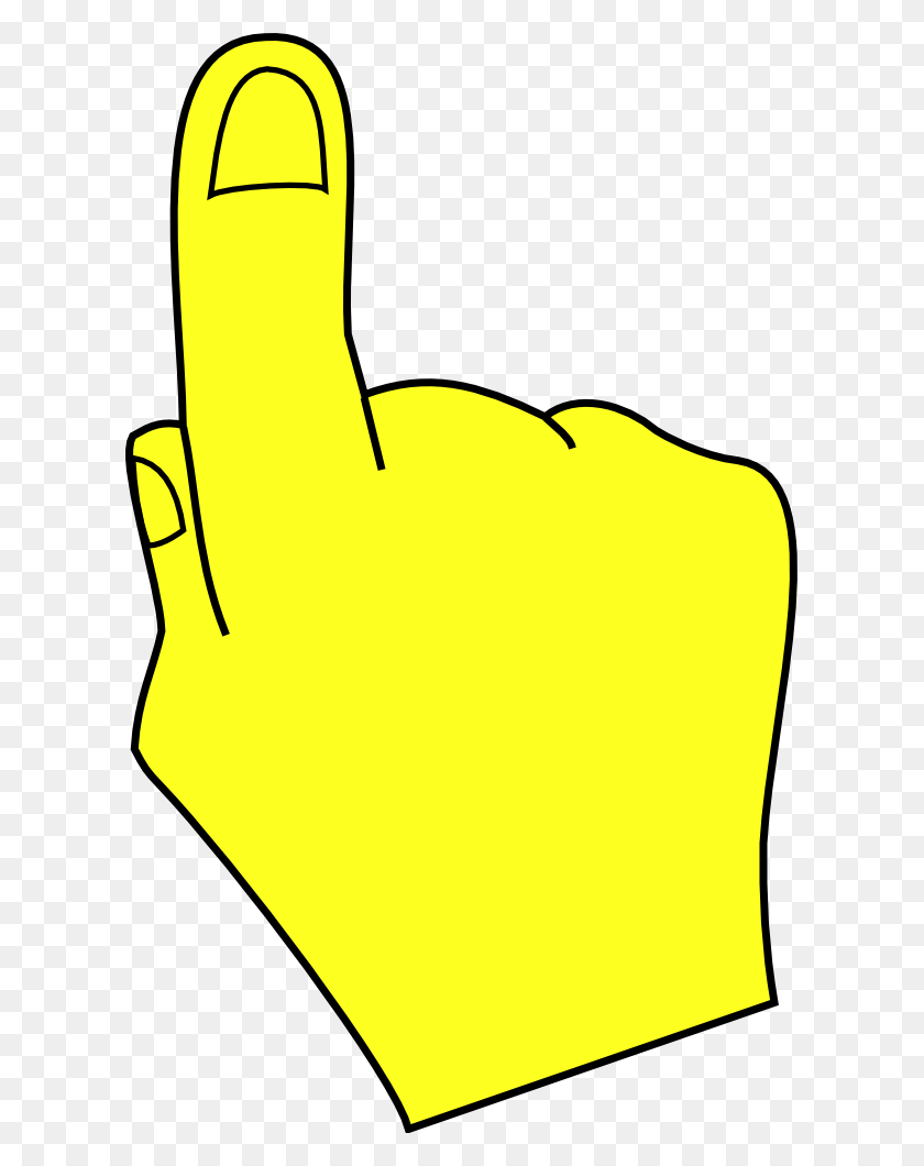 611x1000 Sign Language D Finger Pointing Clip Art Free Vector Download - Pointing Finger Clipart