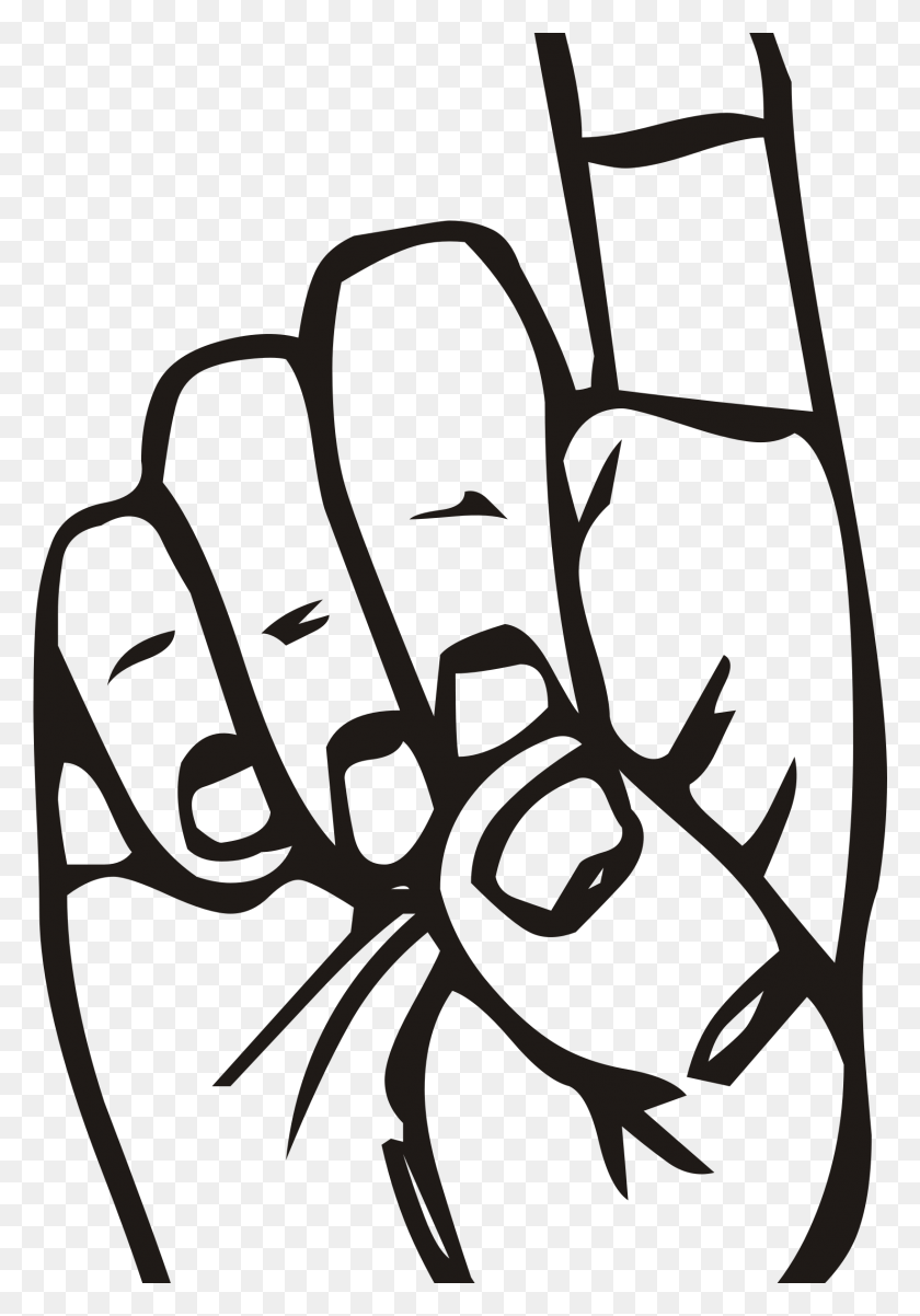 1639x2400 Sign Language D, Finger Pointing Icons Png - Finger Pointing PNG