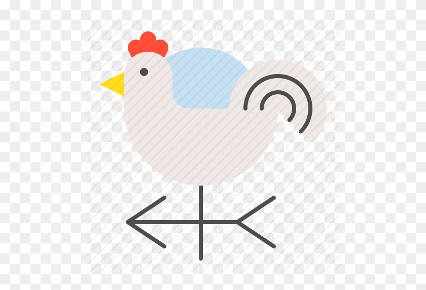 512x512 Sign, Spring, Weather Vane, Wind, Wind Vane Icon - Rooster Weathervane Clipart