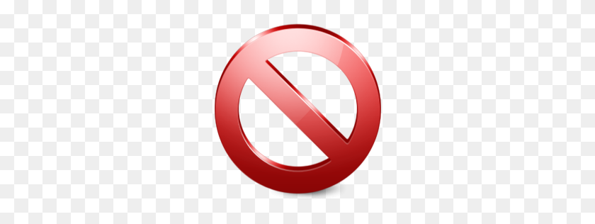 256x256 Sign Stop Icon Phuzion Iconset Kyo Tux - Not Allowed PNG