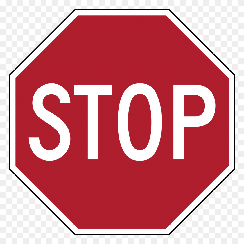 2000x2000 Sign Stop Png Image - Construction Sign PNG