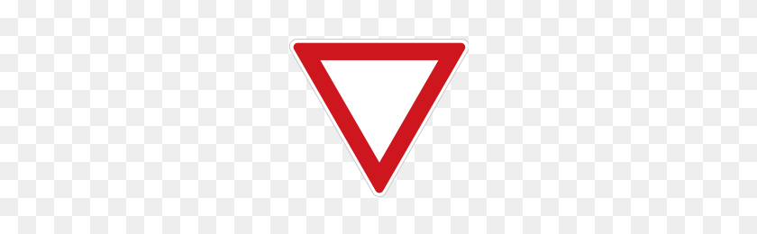 200x200 Sign Yield - Yield Sign PNG