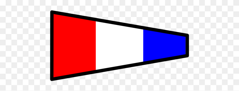 500x261 Signal French Flag Illustration - French Flag Clipart