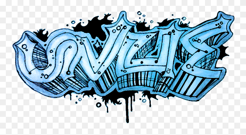 877x452 Signature Graffiti Id - Graffiti Art PNG