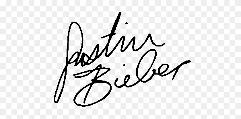 491x355 Signature Justinbieber - Justin Bieber PNG
