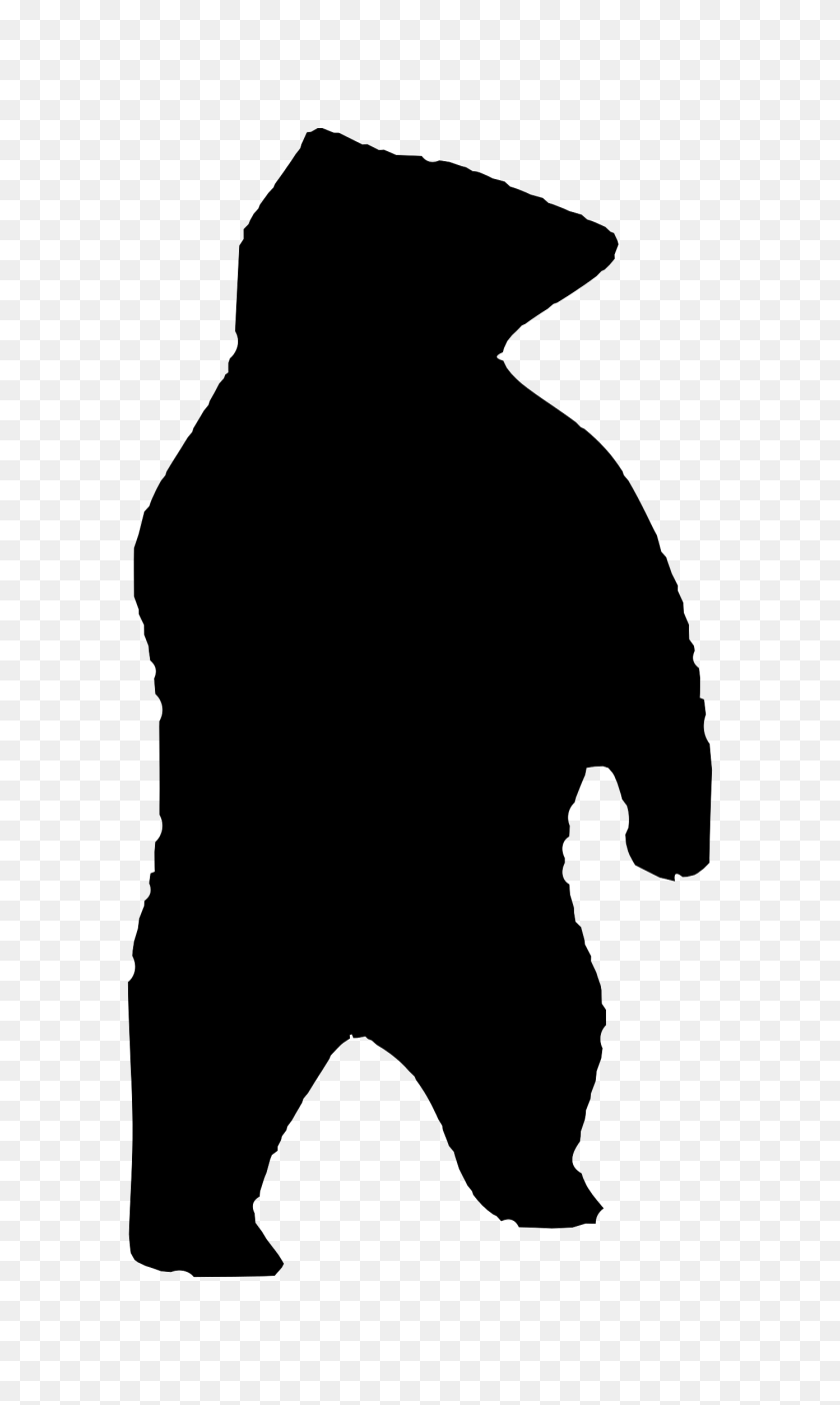 1392x2400 Silhouette - Bear PNG