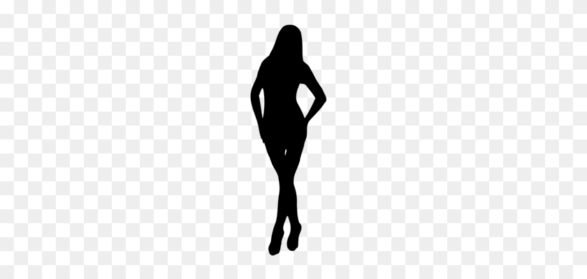 340x340 Silhouette Art Female Woman Drawing - Woman Running Clipart