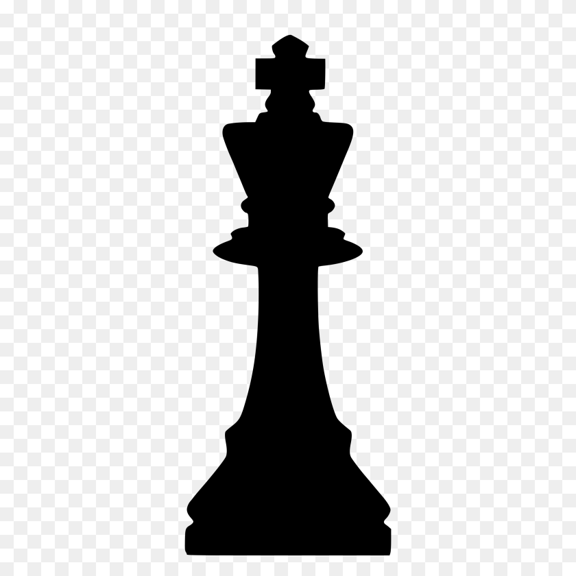 2400x2400 Silhouette Chess Piece King Rey Icons Png - Rey PNG