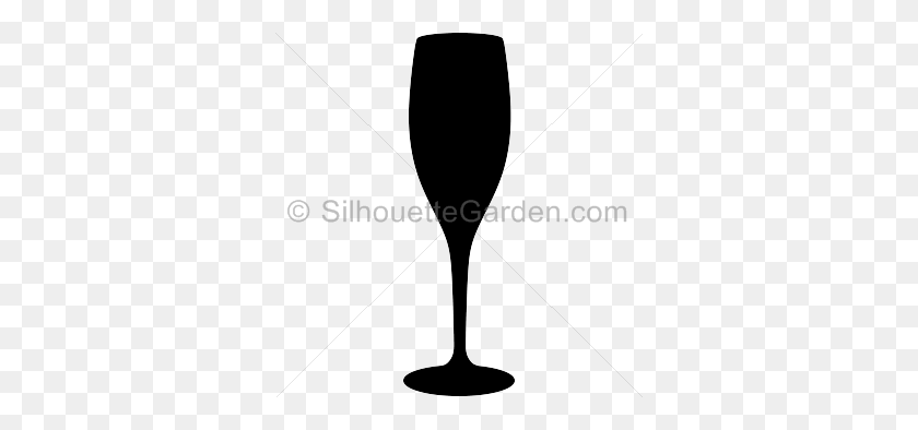 336x334 Silhouette Clip Art - Champagne Flute Clipart