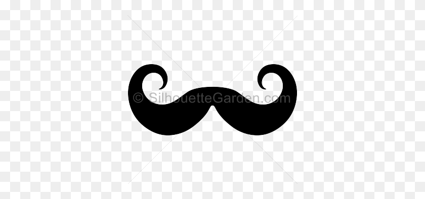 336x334 Silhouette Clip Art - Handlebar Mustache Clipart