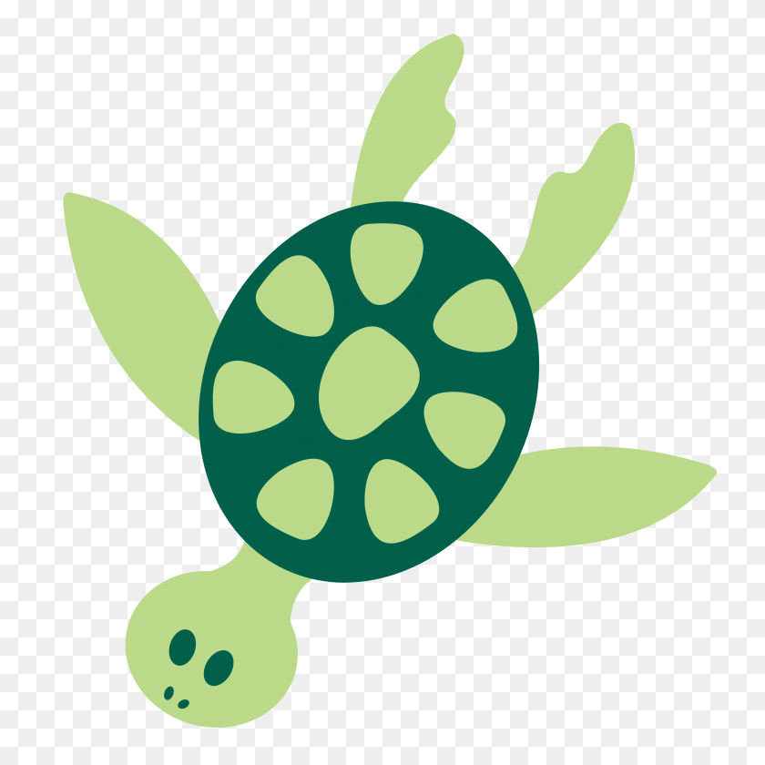 3333x3333 Silhouette Clip Art Baby Turtle - Turtle Silhouette Clip Art