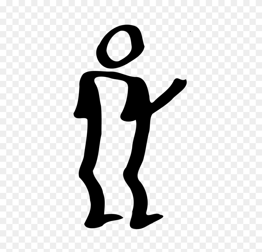 530x750 Silhouette Computer Icons Drawing Person - Person Falling Clipart