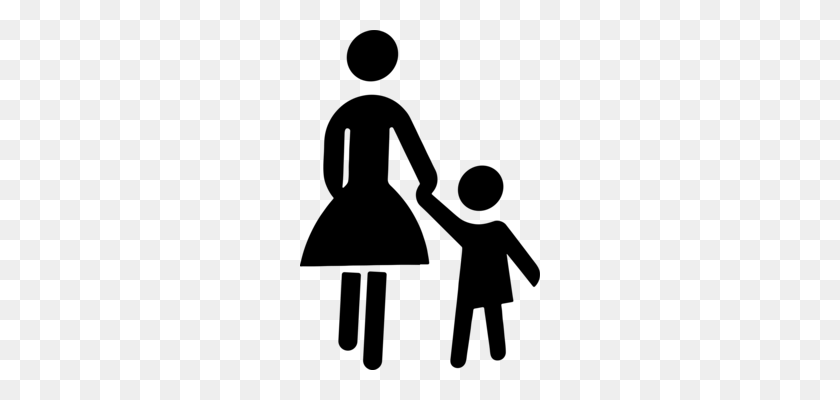 240x340 Silhouette Computer Icons Family Child Cdr - Family Holding Hands Clipart