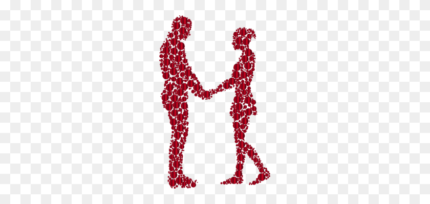 217x339 Silhouette Computer Icons Love Couple Holding Hands Free - No Touching Clipart