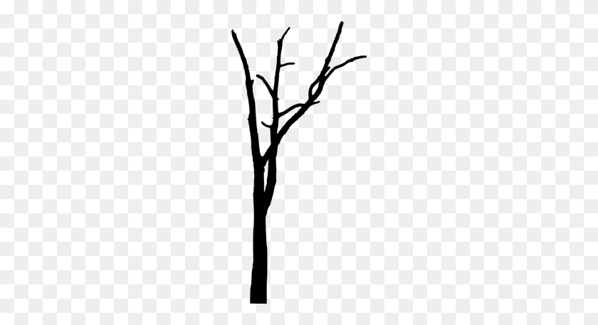 190x397 Silhouette Free Png Toppng - Dead Tree PNG
