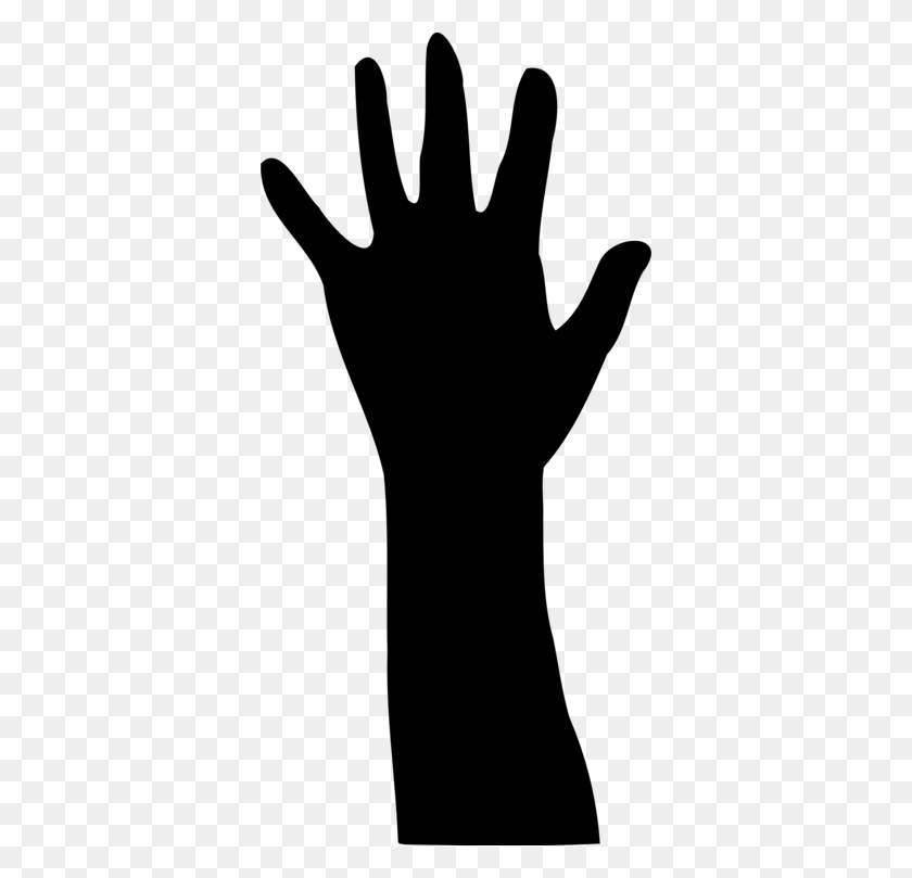 360x749 Silhouette Hand Can Stock Photo - Waving Goodbye Clipart