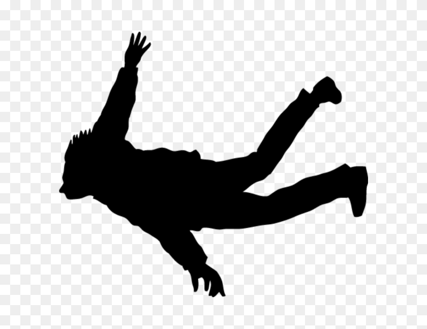 1913x1441 Силуэт Человека Падающего Летающего Freetoedit - Человек Падает Png