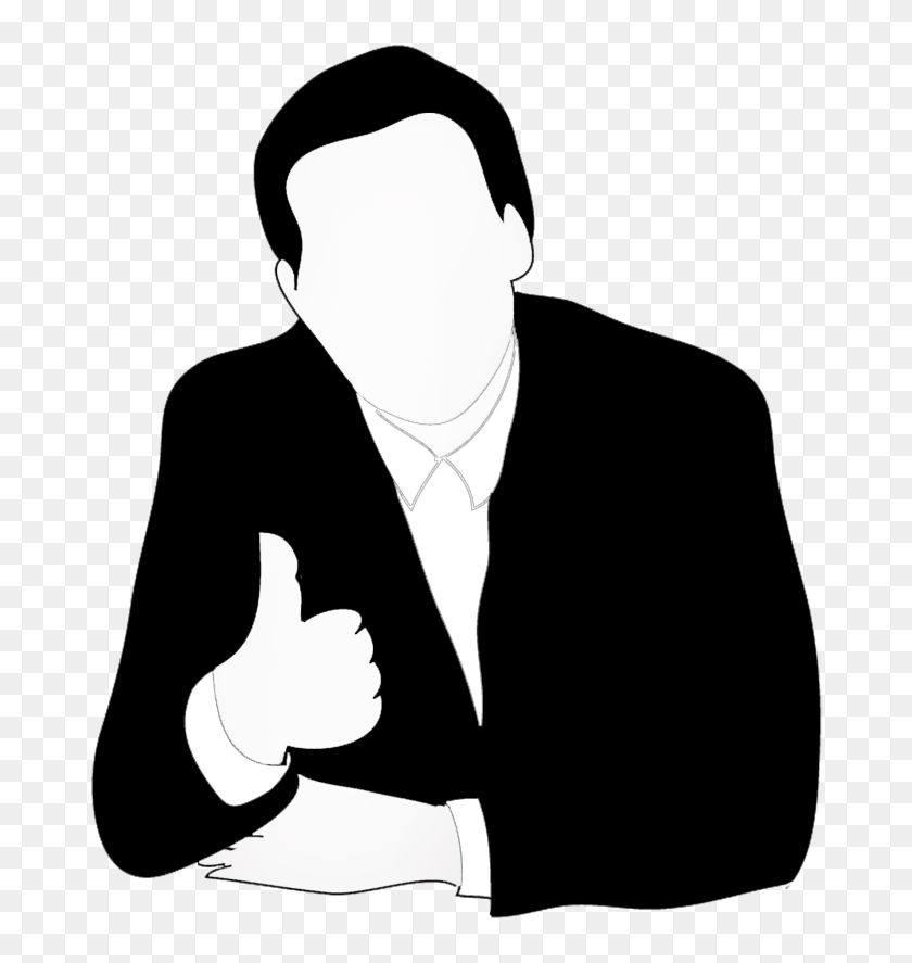 700x827 Silhouette Of A Businessman Pulling Luggage While Talking On Cell - Talking Clipart Black And White