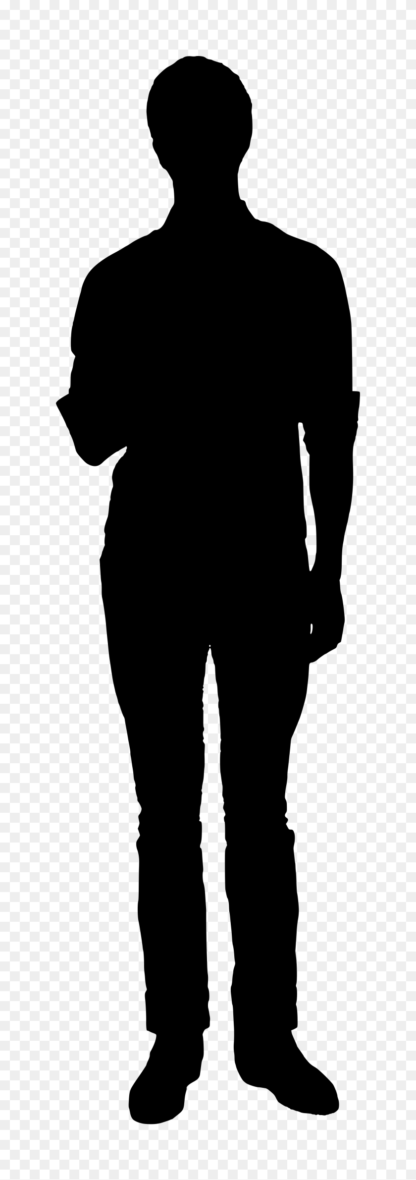 2000x5953 Silhouette Person Png Png Image - Black Man PNG