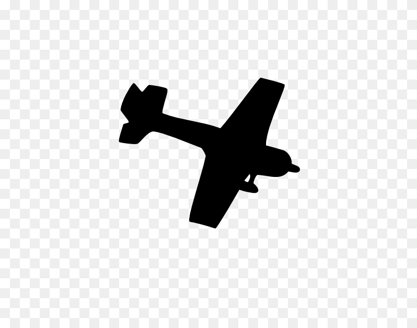 600x600 Silhouette Plane Clip Art Free Vector - Racing Clipart Black And White