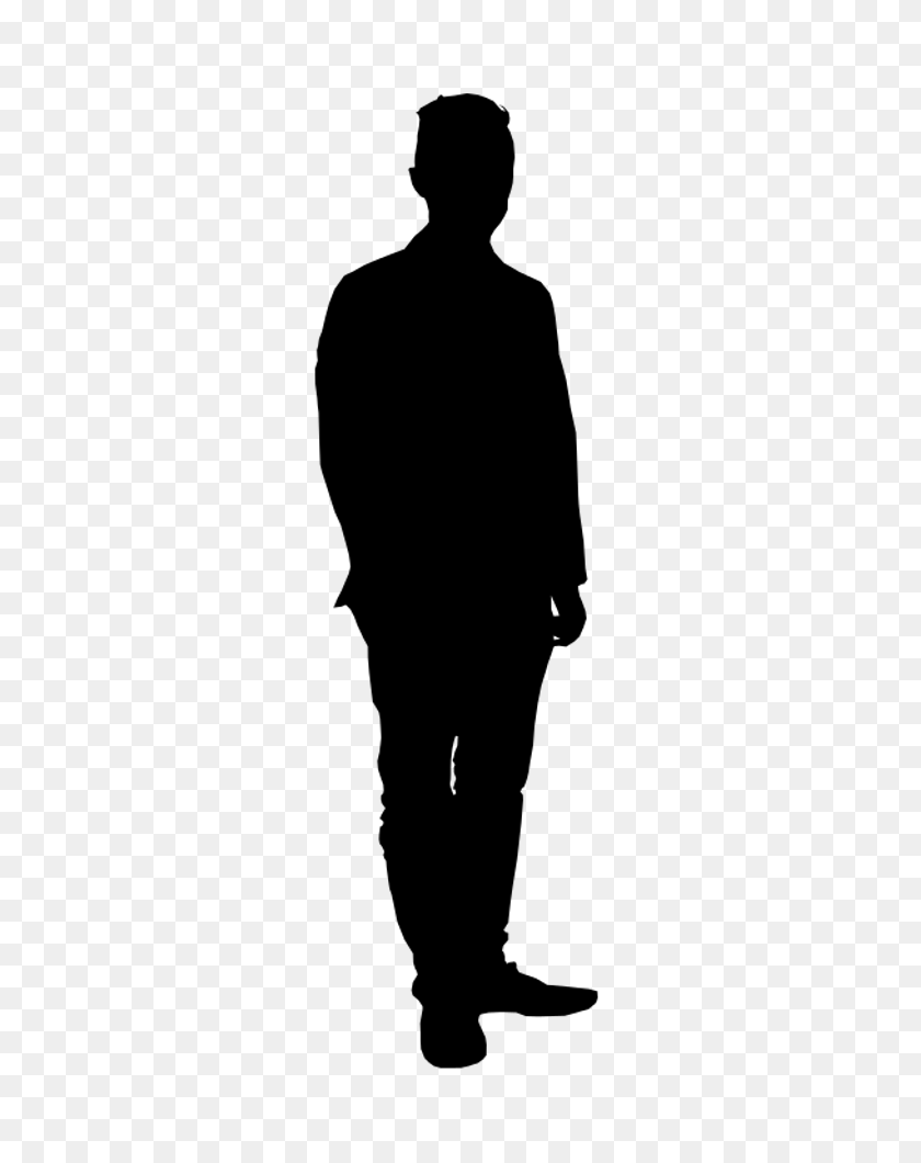 395x1000 Silhouette Png Transparent Silhouette Images - Silhouette Man PNG