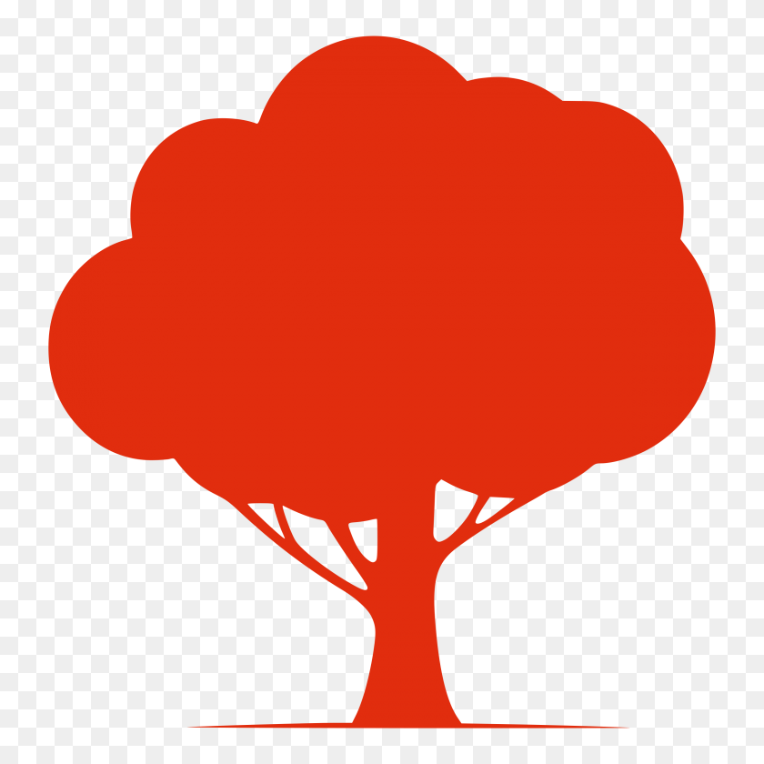 2400x2400 Silhouette Tree Icons Png - Trees Silhouette PNG