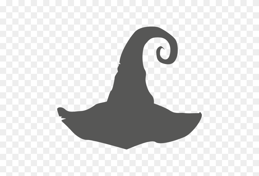 512x512 Silhouette Witch Hat - Witch Hat PNG