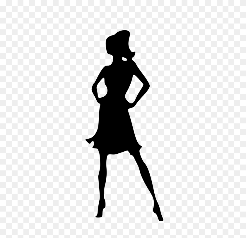 530x750 Silhouette Woman Female Drawing Download - Shadow Clipart