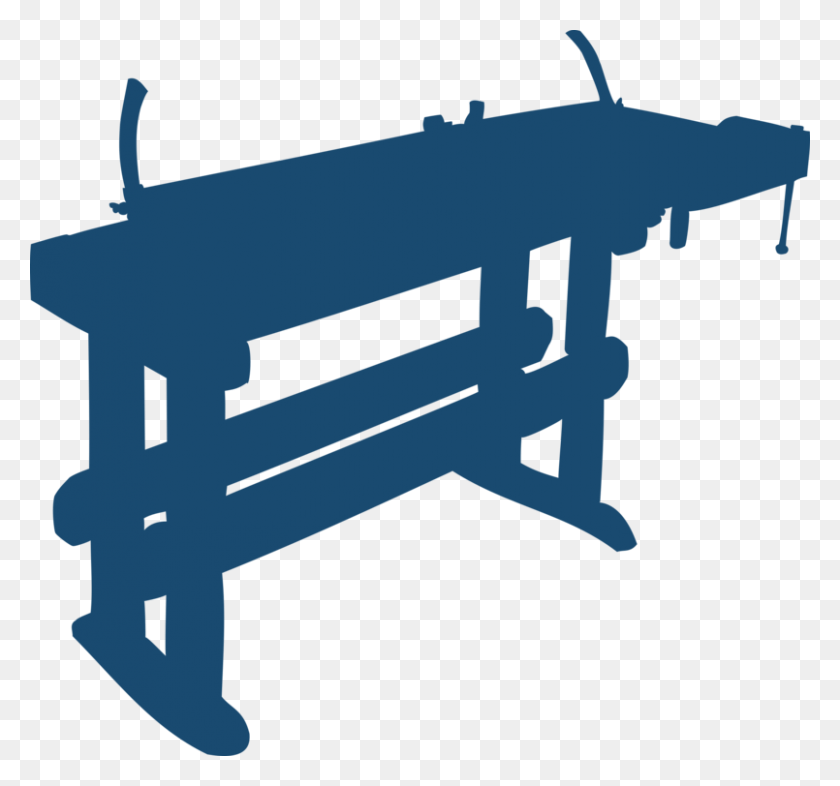 805x750 Silhouette Workbench Tool Workshop Computer Icons - Workshop Clipart