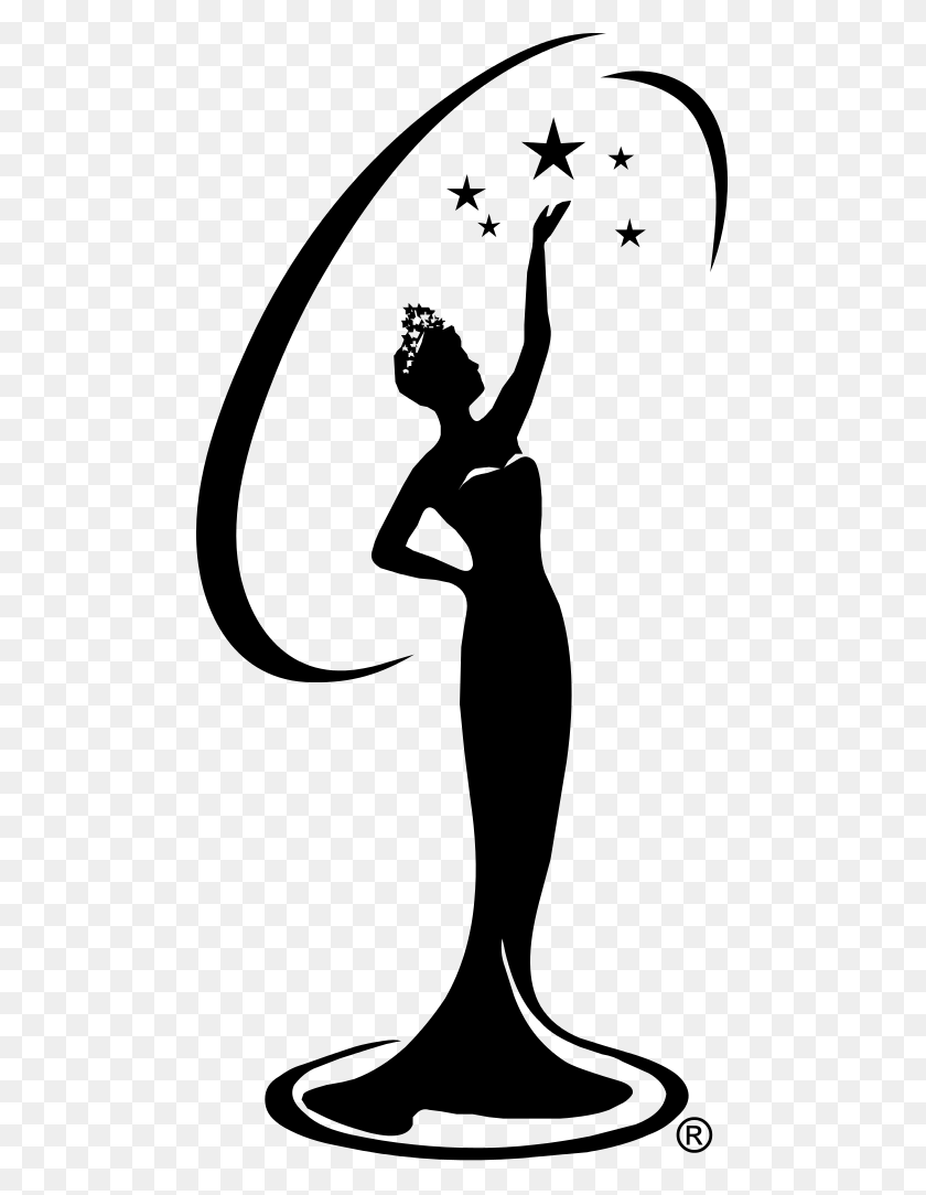 483x1024 Silhouettes Clipart Male Female Beauty Pageant - Male Female Clipart