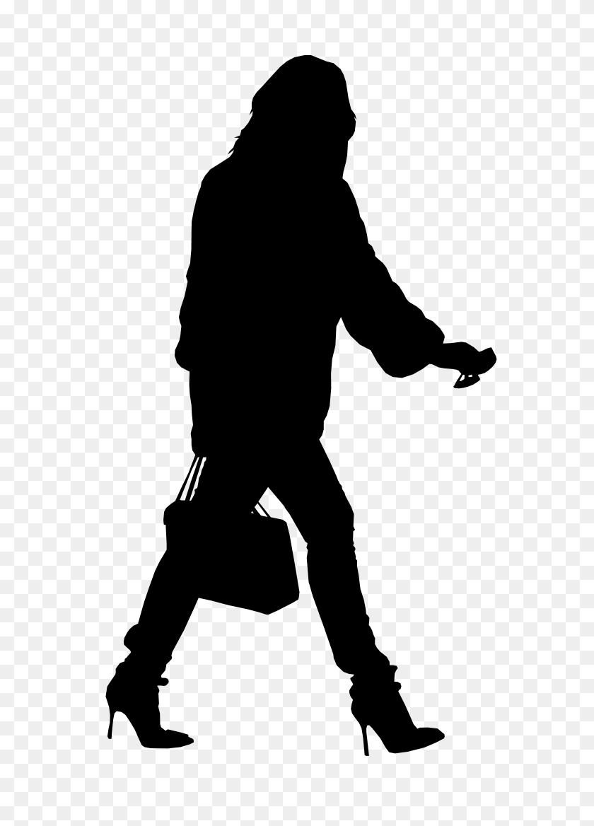 717x1108 Silhouettes Nonscandinavia - People Walking Silhouette PNG