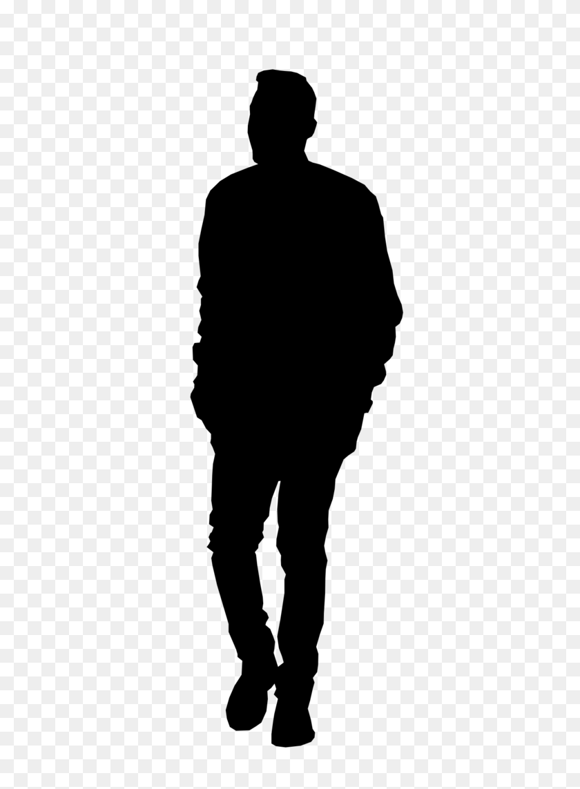 500x1083 Silhouettes Nonscandinavia - Model Silhouette PNG