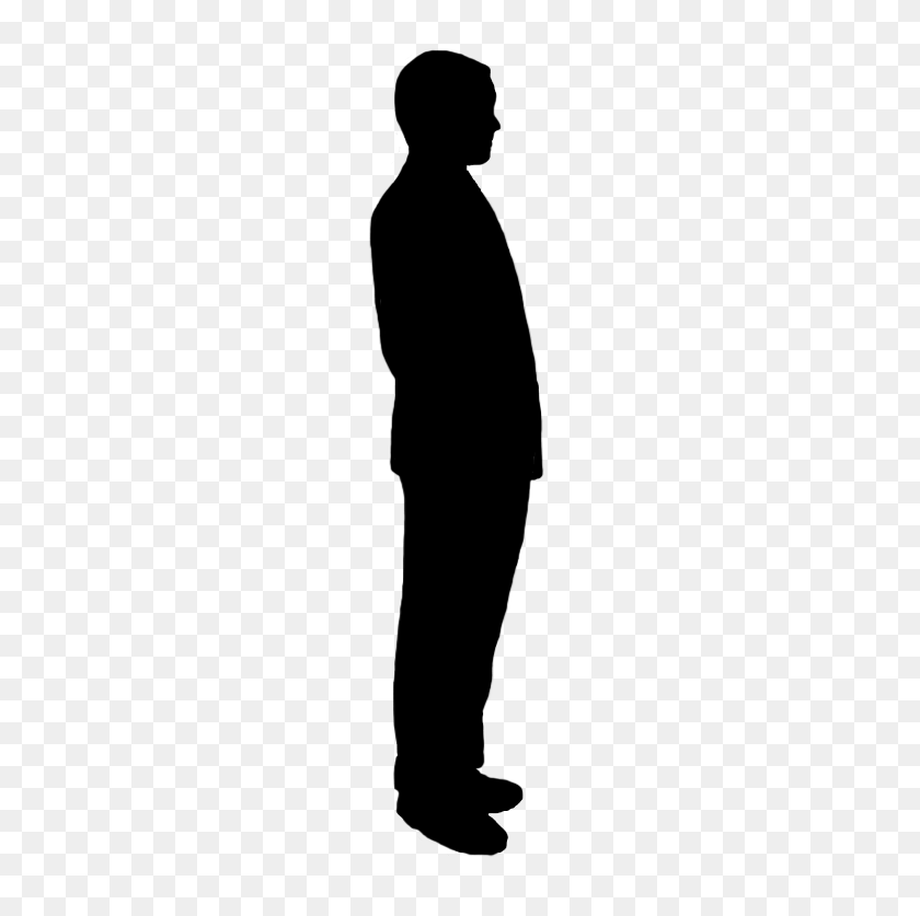224x777 Silhouettes Of People - Person Silhouette PNG