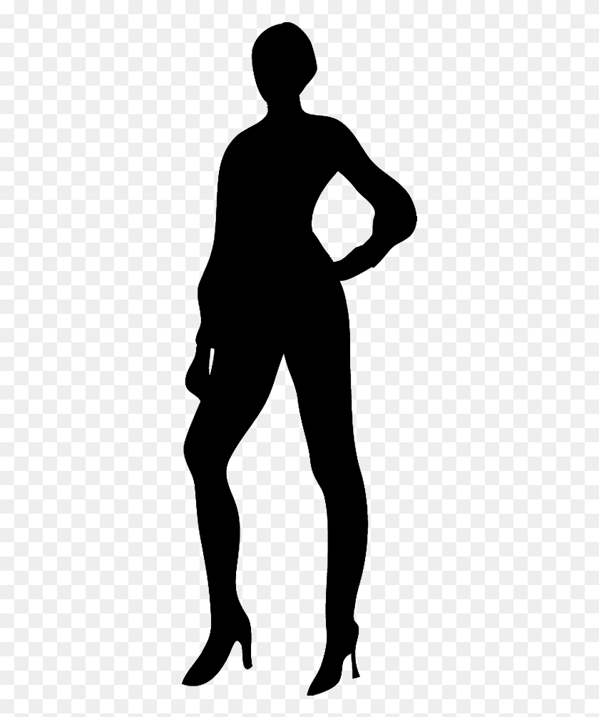 331x945 Silhouettes Of People - Silhouette Clip Art