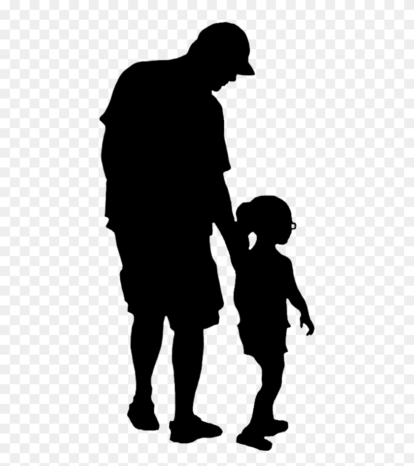 473x886 Silhouettes Of People - Silhouette People PNG