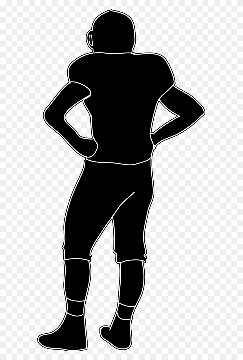 581x1181 Silhouettes Of People - Helping Others Clipart Black And White