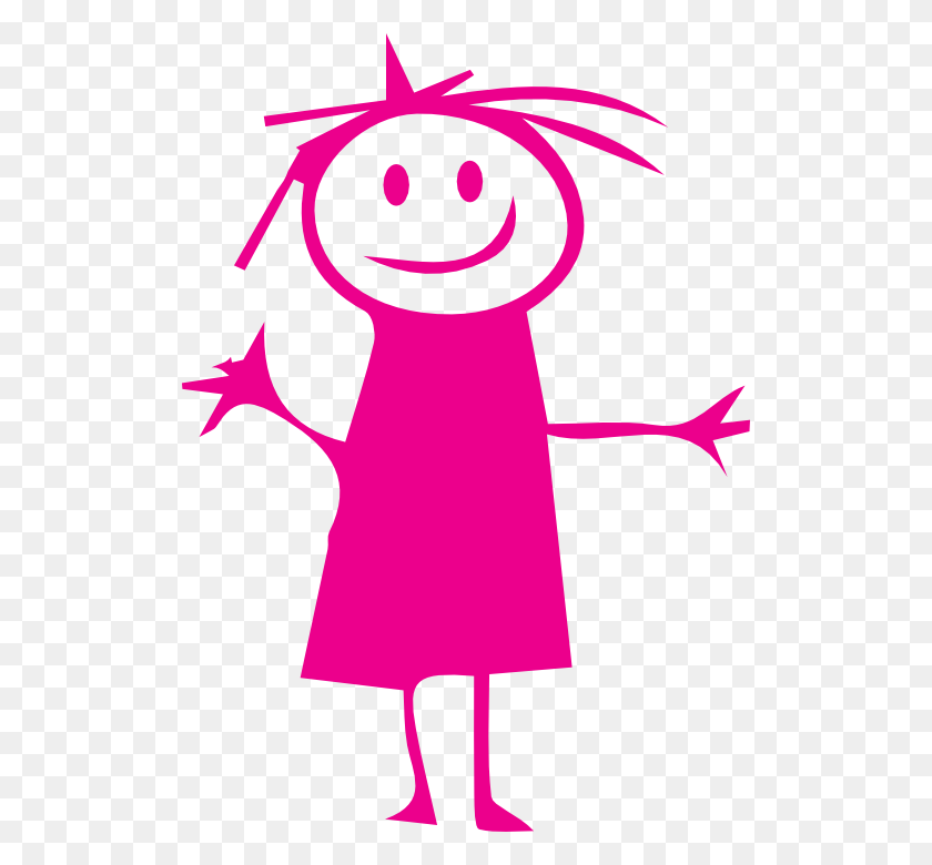 Silly Girl Clipart - Girl Laughing Clipart