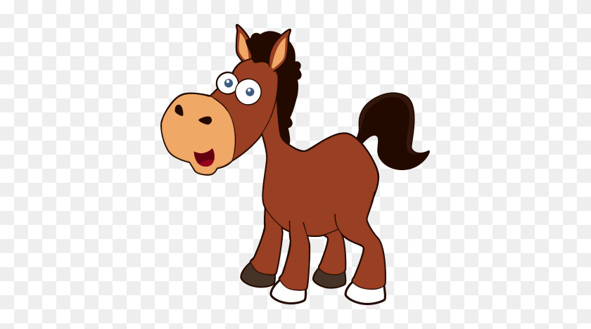 391x408 Silly Horse Clipart Free Clipart - Colt Clipart