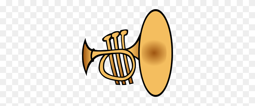 300x289 Silly Trumpet Png Clip Arts For Web - Trumpet PNG