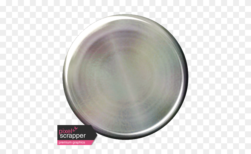 456x456 Silver Circle Graphic - Silver Circle PNG