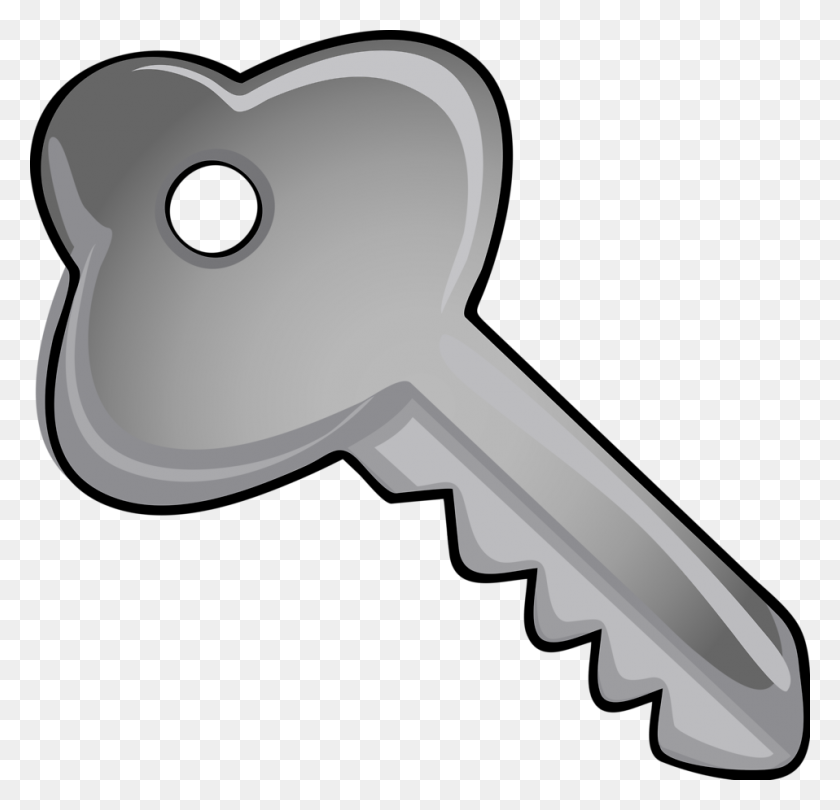 958x922 Silver Clipart Silver Key - Ball And Chain Clipart